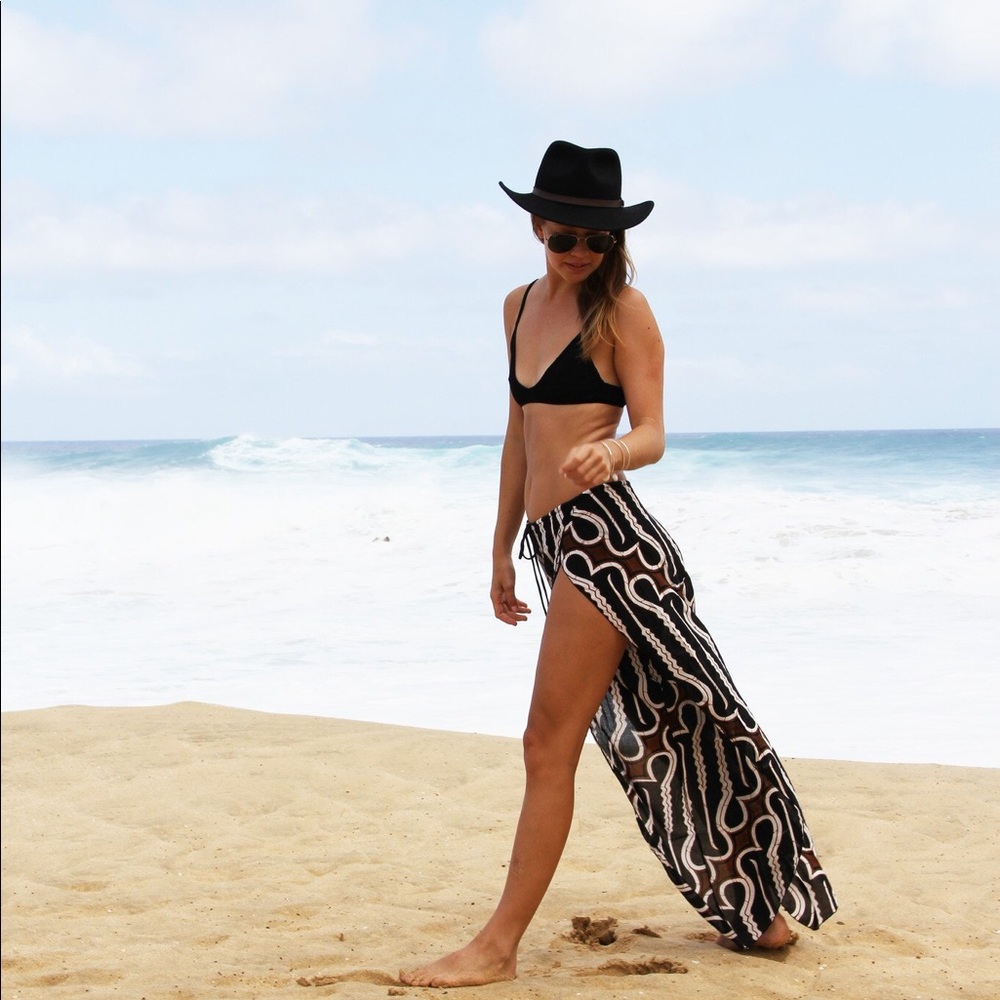 Indah Printed Petal Split Pant in Zulu Free People